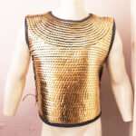 Lorica Squamata, Roman scale armour - Brass Scale 15x25MM