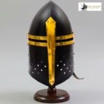 Sugarloaf Helmet Black 1.2MM Steel with Leather Liner