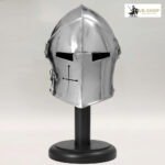 barbuta helmet silver