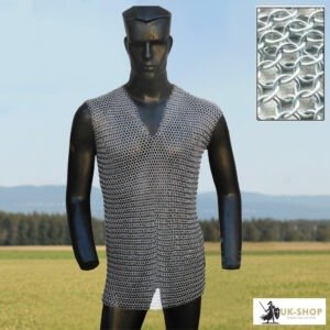 Aluminum Chainmail Shirt Vest 9MM - 16 Gauge Butted Round Ring