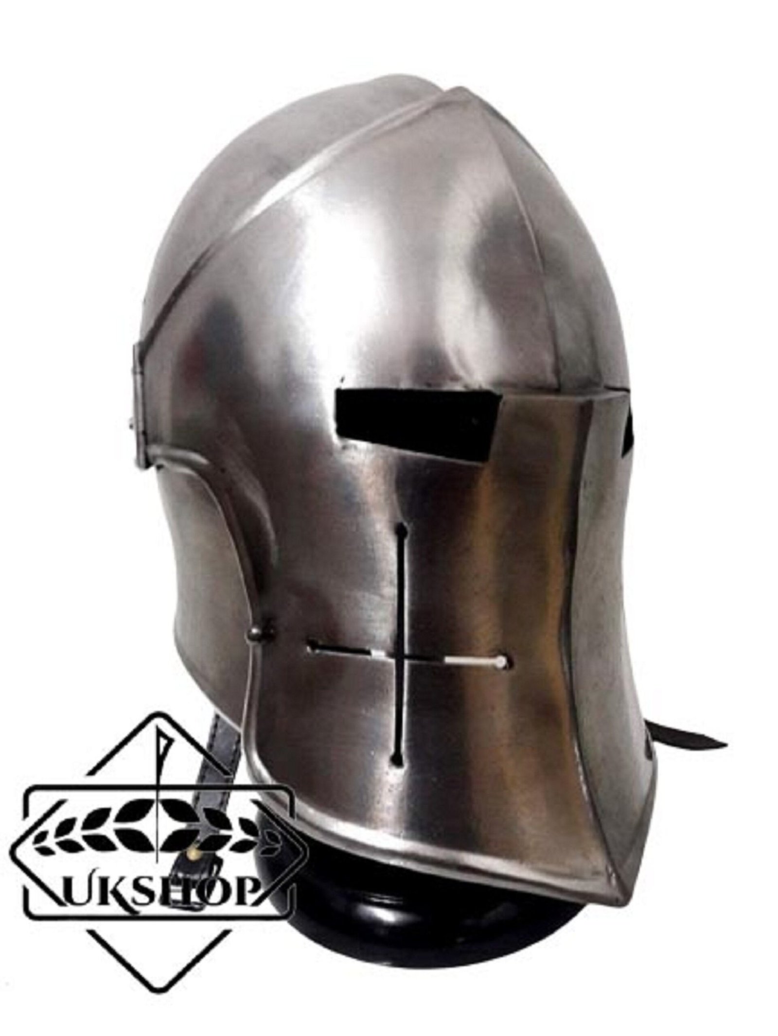 barbuta helmet silver