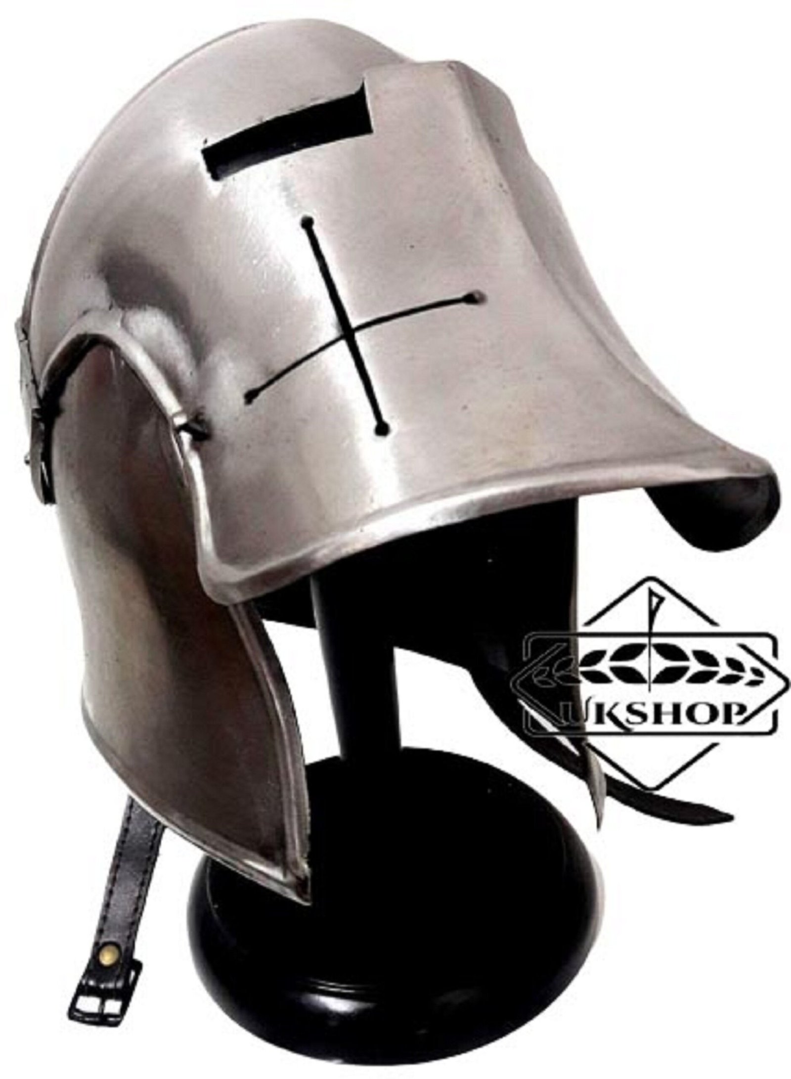 barbuta helmet silver