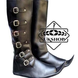 Men's Leather Shoes, Medieval boots, Thanks giving gift