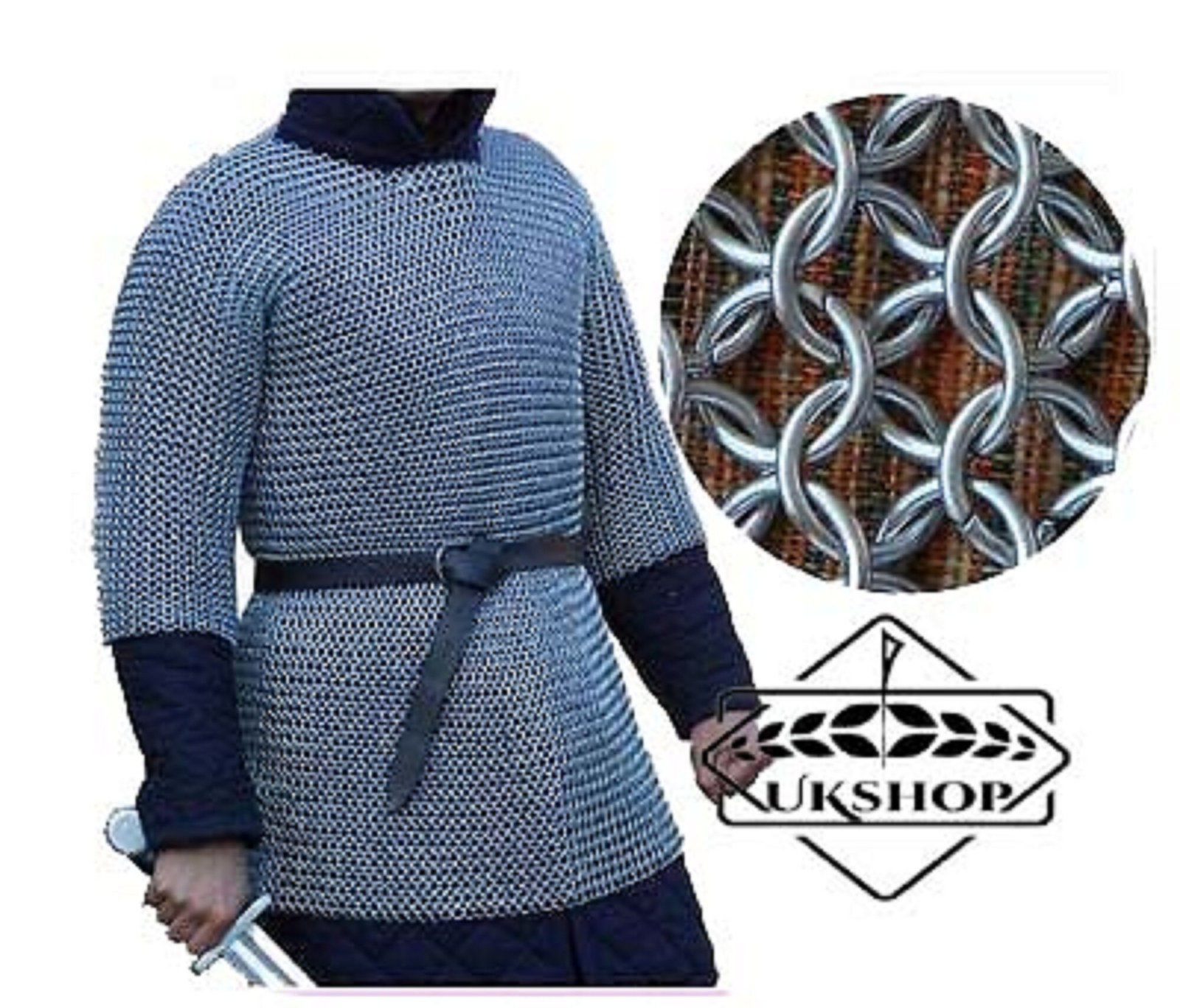 butted chainmail shirt half sleeve 1