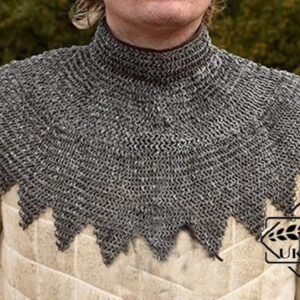 chainmail Avantail, 6mm Round Riveted With Flat Solid rings Avantail, Thanks giving gift