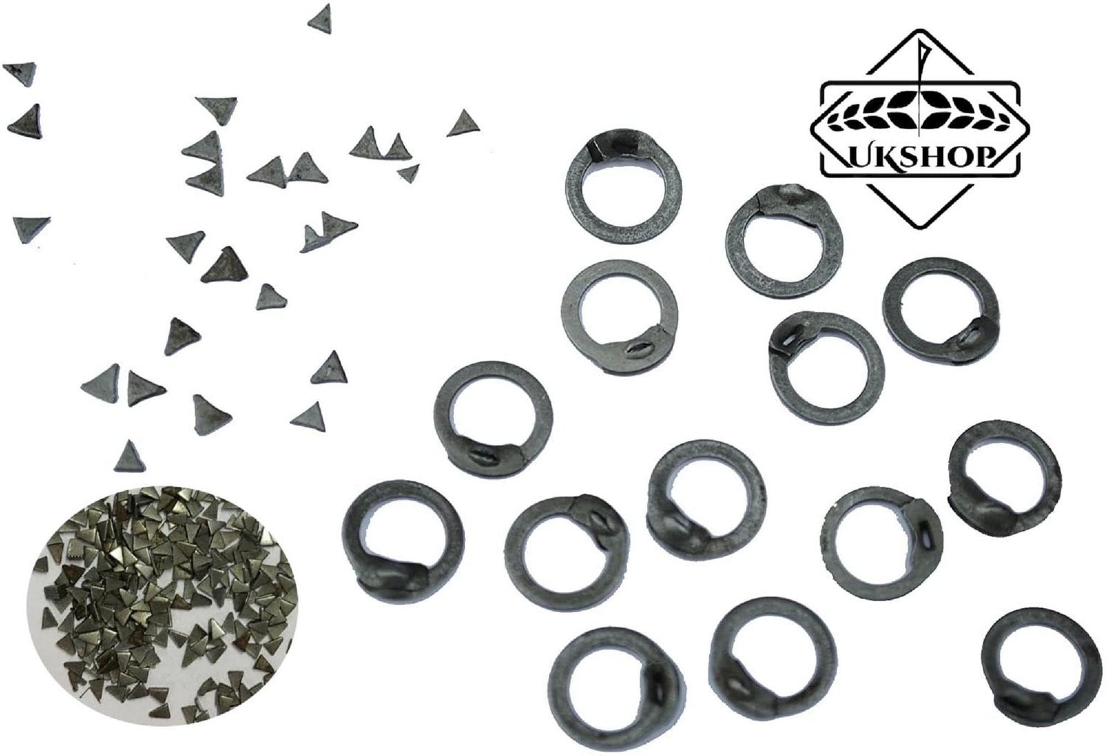 Wedge riveted loose ring