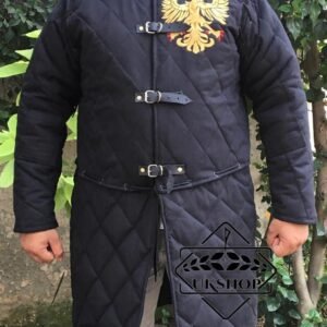 New Golden Falcon Embroidered Gambeson, Padded armor, long sleeve gambeson, Thanks giving gift