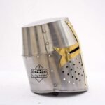 crusader helmet silver