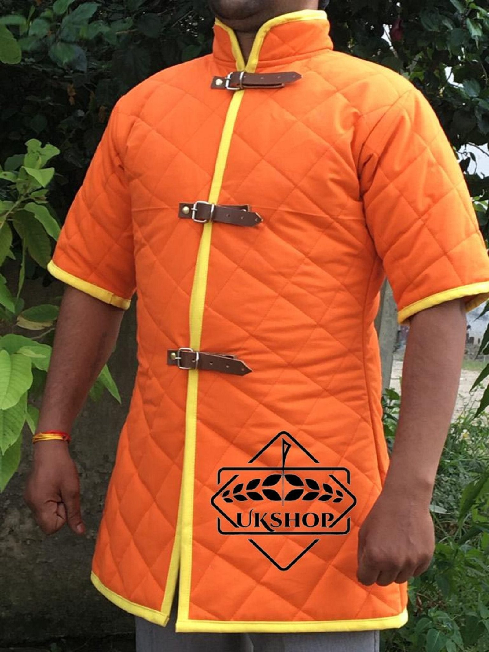 Medieval Short Sleeves Gambeson for Medieval events, Thanks giving gift