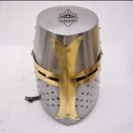 crusader helmet silver