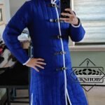 The Centuries Royal Blue Gambeson, Italian Padded Armor Gambeson, Thanks giving gift