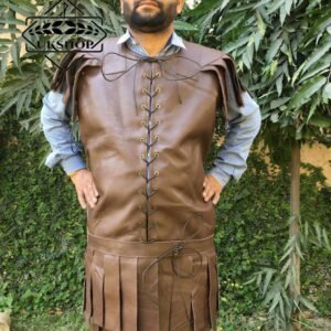 Roman Leather subarmails For Reenactment