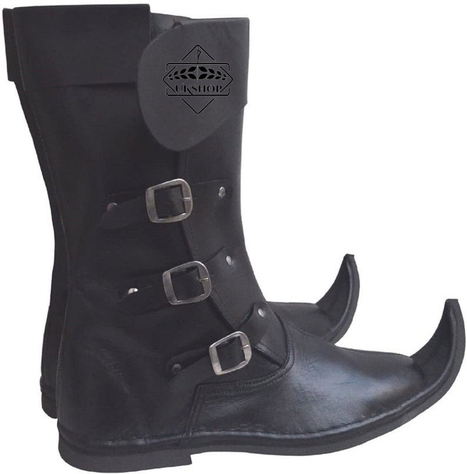 leather boots three buckle 1