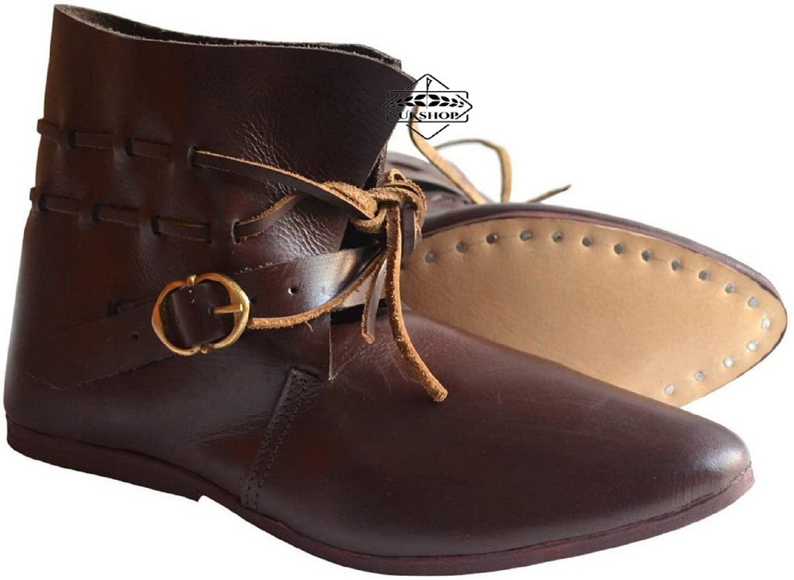 medieval ankle boot brown