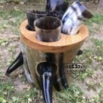 drinking horn shot set