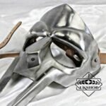 Steel Gladiator Face Mask Hand-Forged sca-larp-helmet for Thanks giving gift