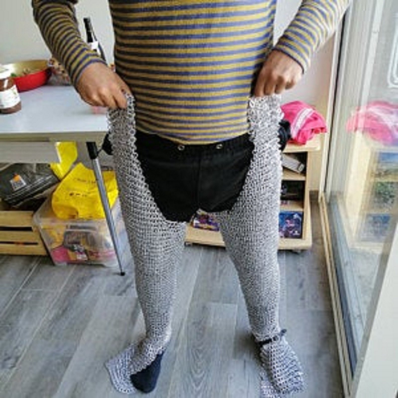 chainmail legging round ring rww