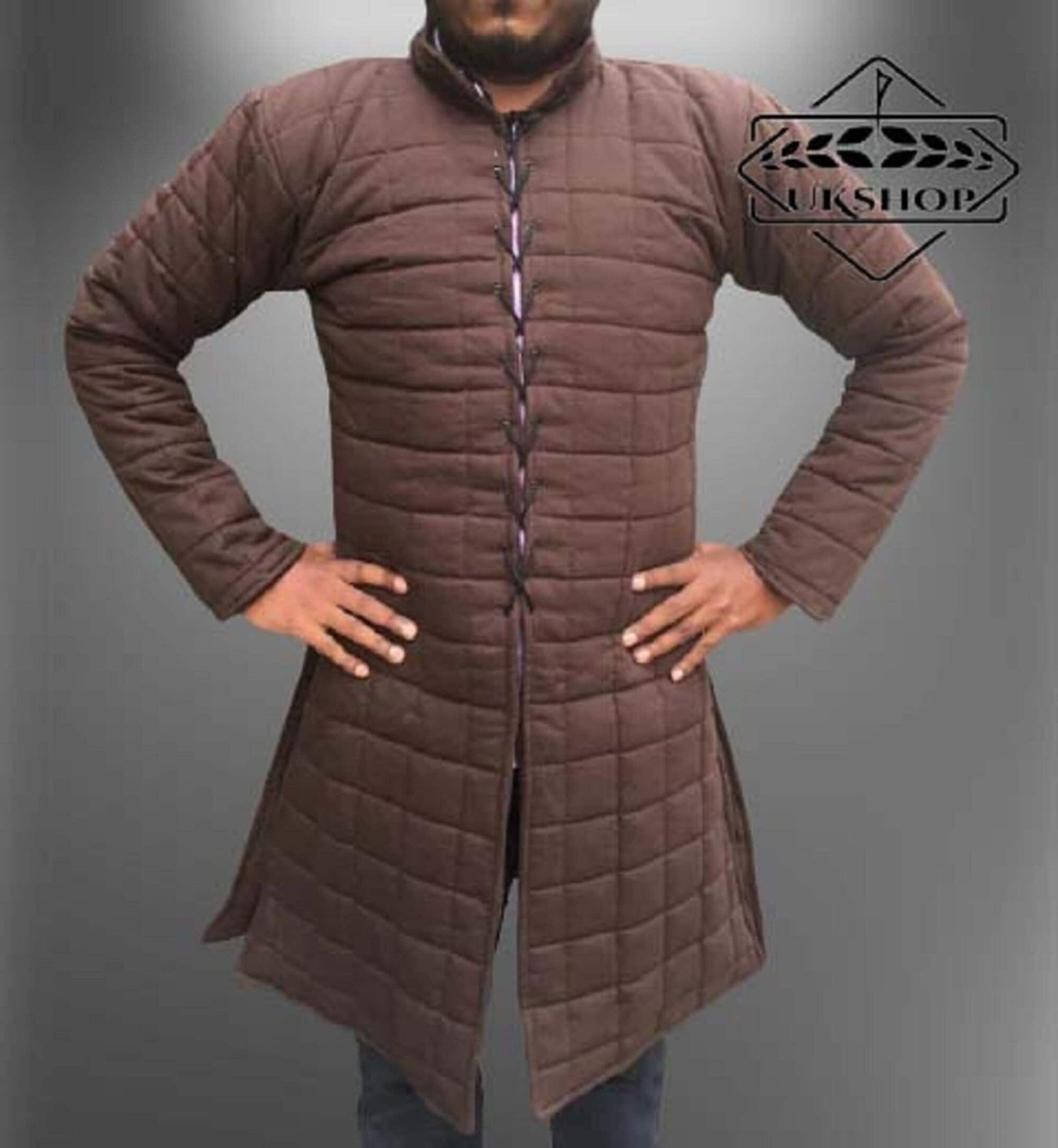 Medieval Gambeson with Long Sleeves, Thanks giving gift