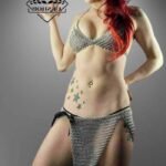 Chainmail Bra top For Cosplay Girl Bikini Set