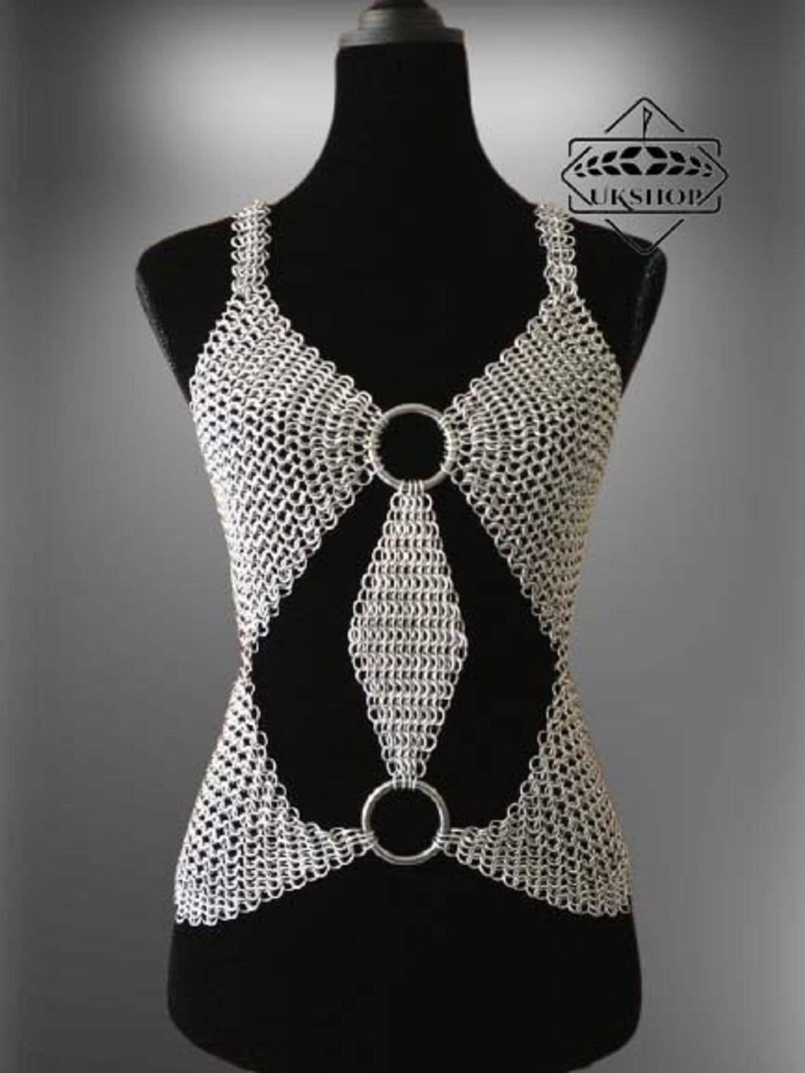 Butted chainmail top bra, Sexy Chainmail Bra, Thanks giving gift