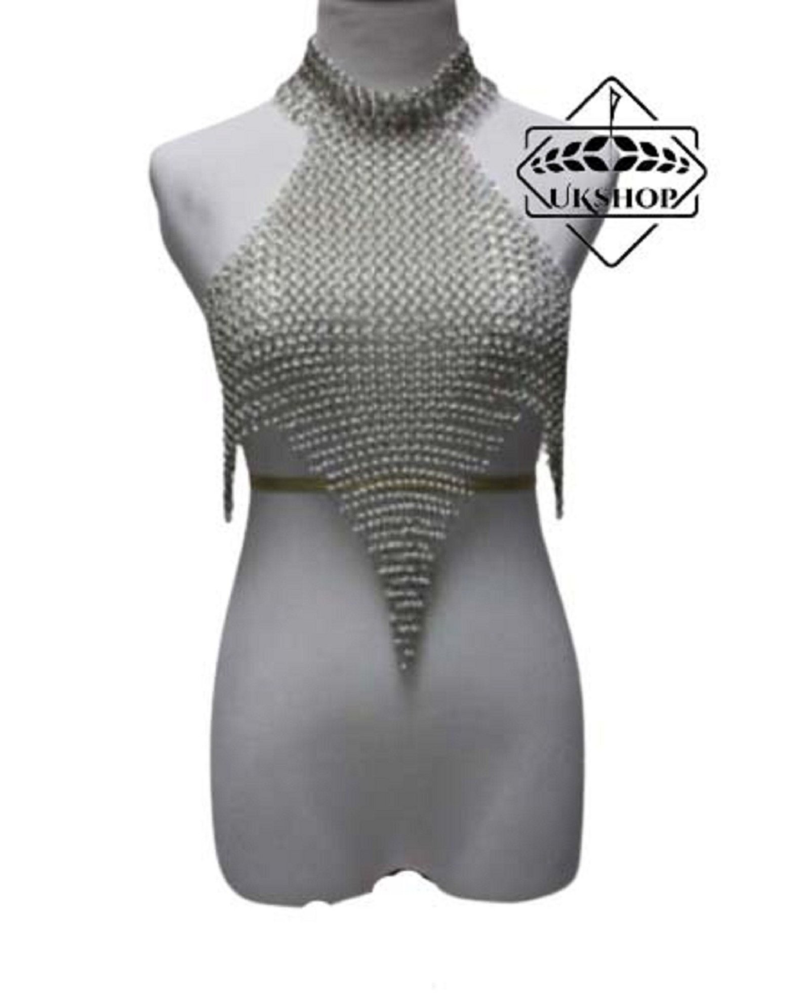 Sexy Chainmail Bra, butted chainmail Top, mother day gift