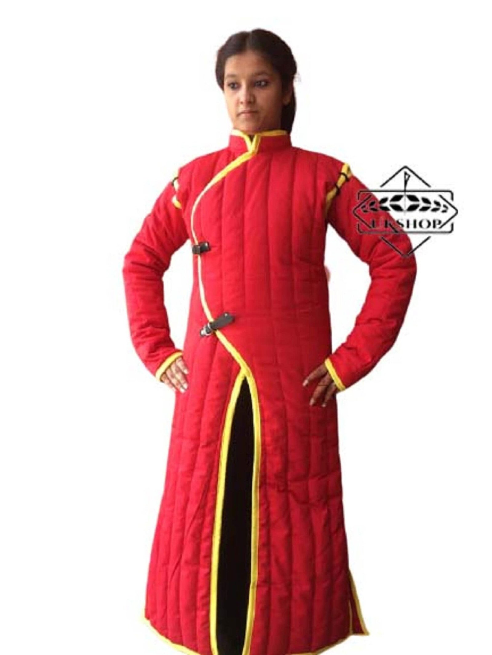 Female Costume Armor With Long Detachable Sleeves, Thanks giving gift