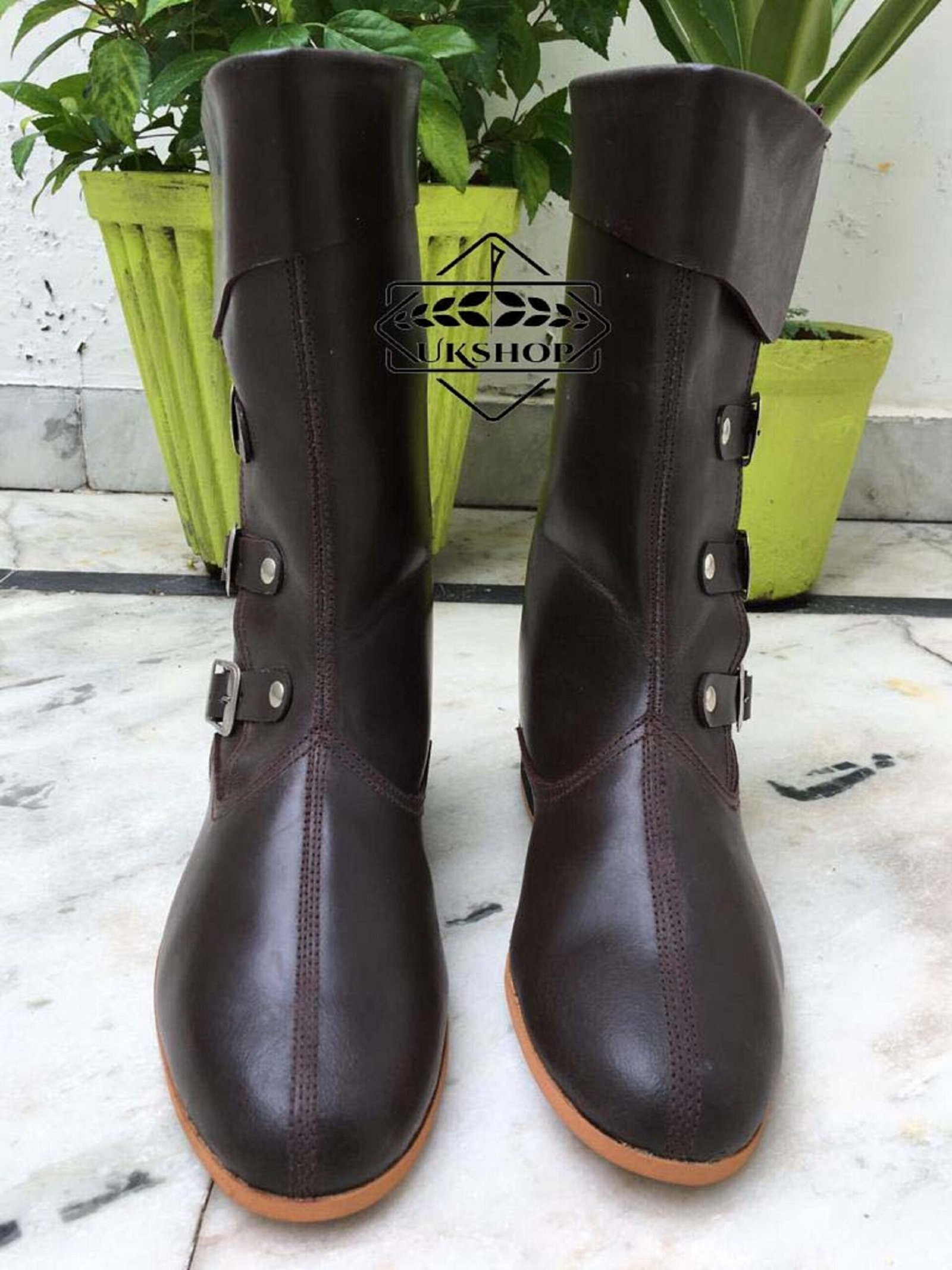 Medieval ankle boots