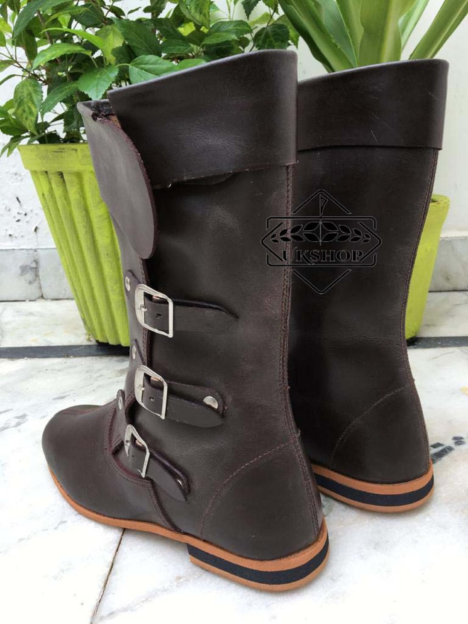 Medieval ankle boots
