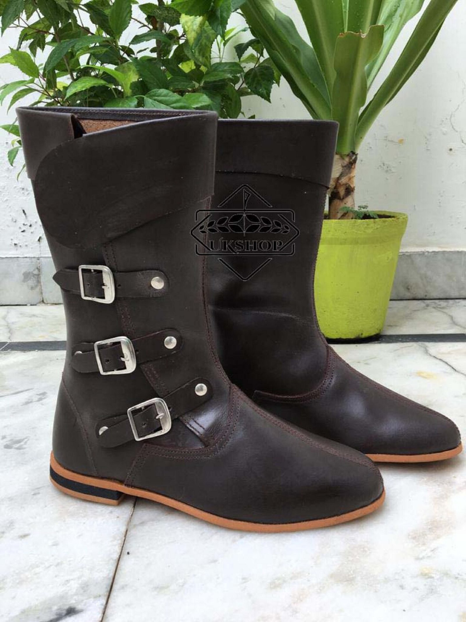 Medieval ankle boots