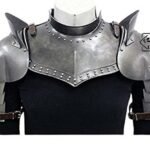 Medieval Gorget Spaulders Arm & Shoulder Set Roman Spartan Knight Pauldron Shoulder Guard, Thanks giving gift
