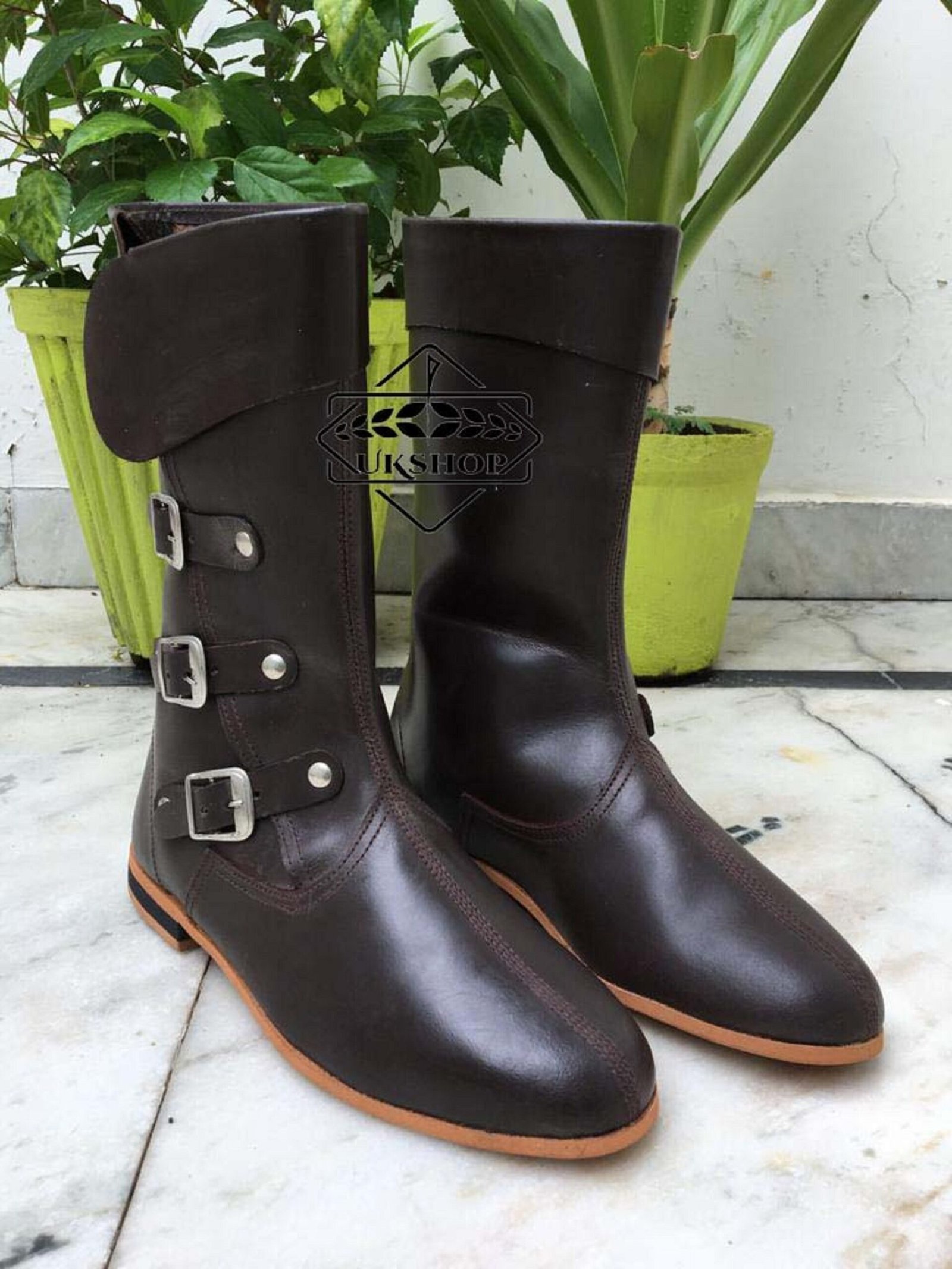 Medieval ankle boots