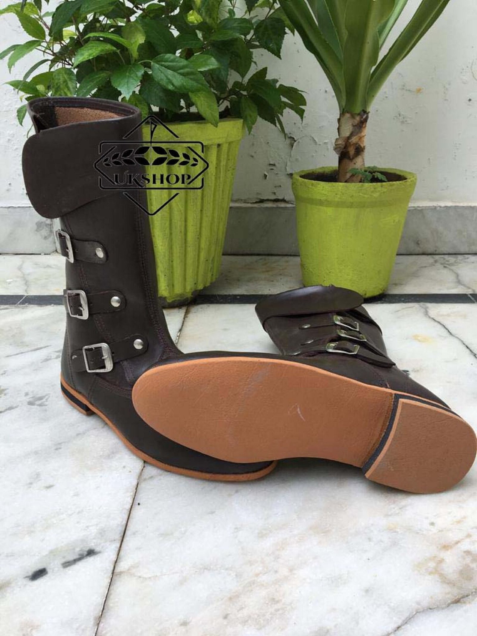 Medieval ankle boots