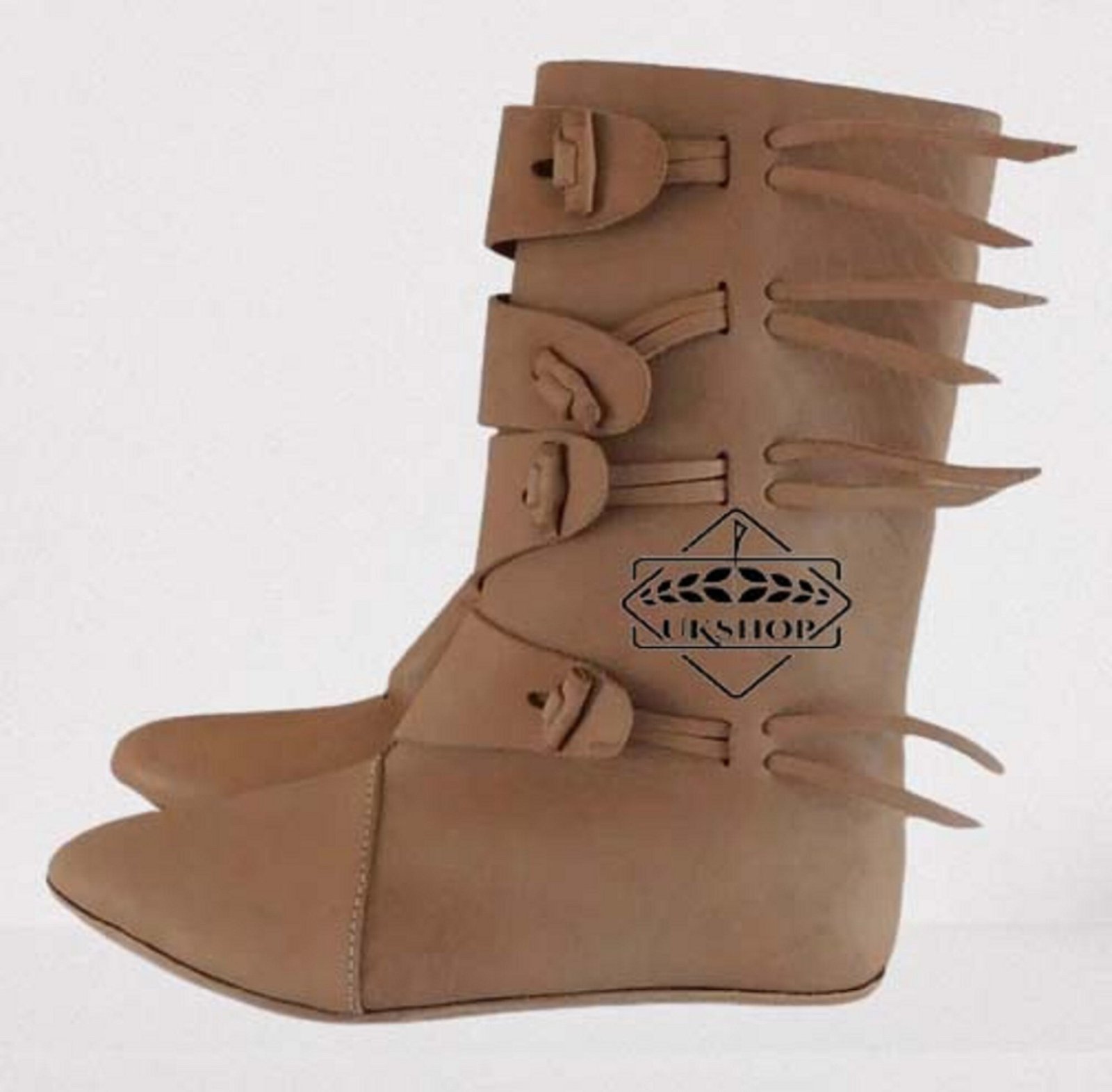 viking leather boots