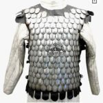 Medieval Scale Body Armor, Leather Liner 20G Steel LARP Costume, Scale Armor, Thanks giving gift
