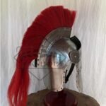 roman helmet silver finish