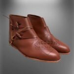 Viking boots, for the period 1000-1250 AD Half boots with toggle buttons