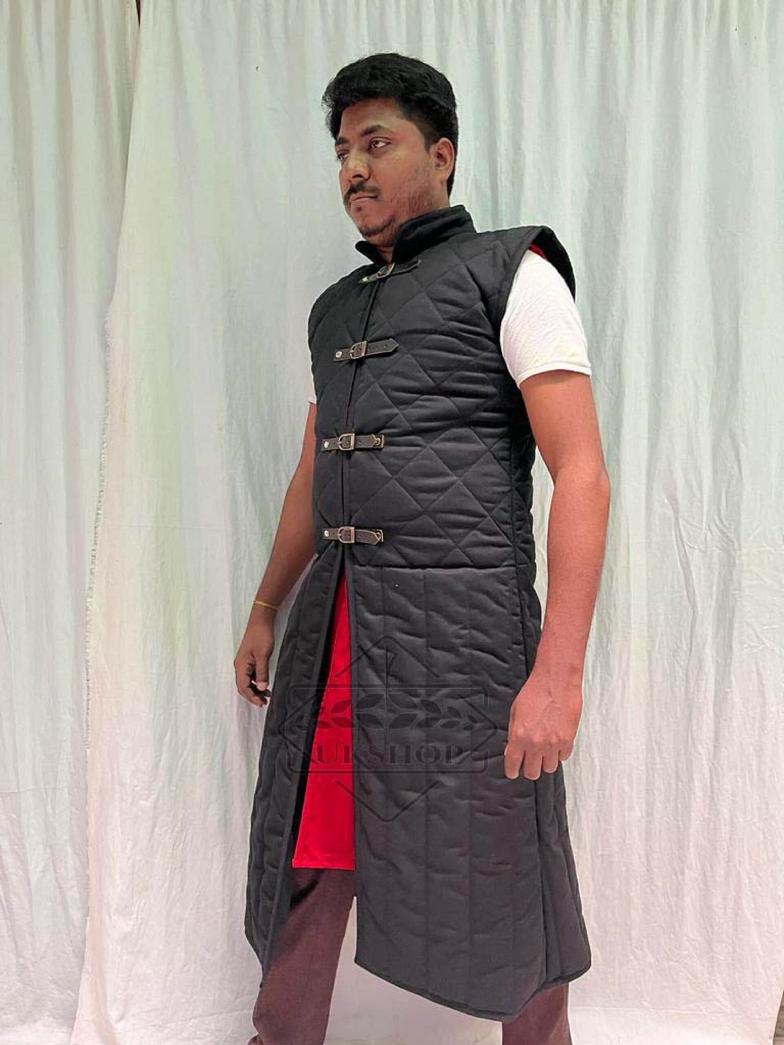 Thick Renaissance Gambeson For Sca Group, Sleeveless Gambeson, Thanks giving gift