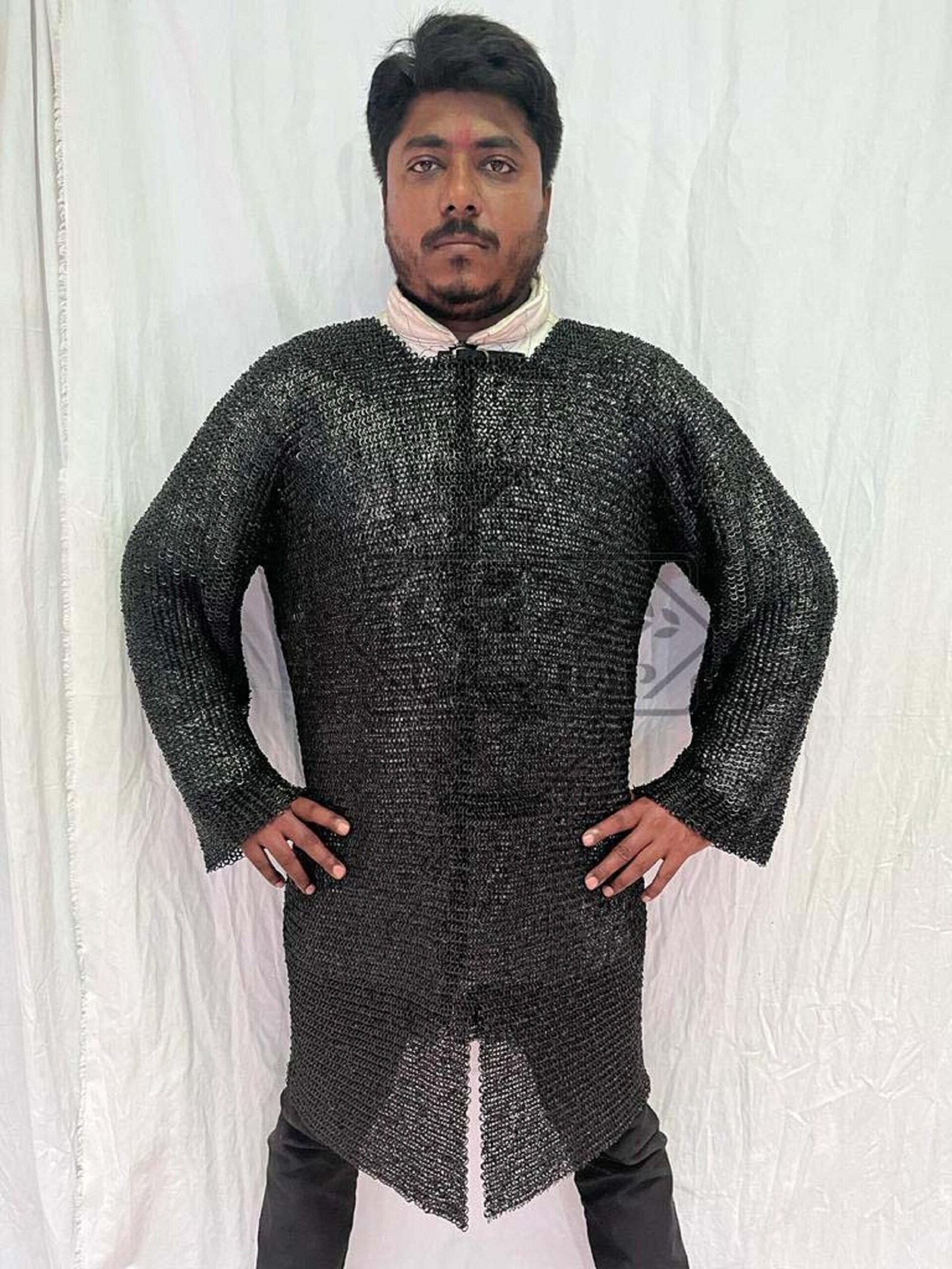 chainmail hauberk 8mm flat
