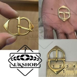 Medieval Pure Solid Brass Small Belt Buckles, Thanks giving gift