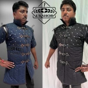 Medieval Costume Gambeson with detachable sleeves, Thanks giving gift