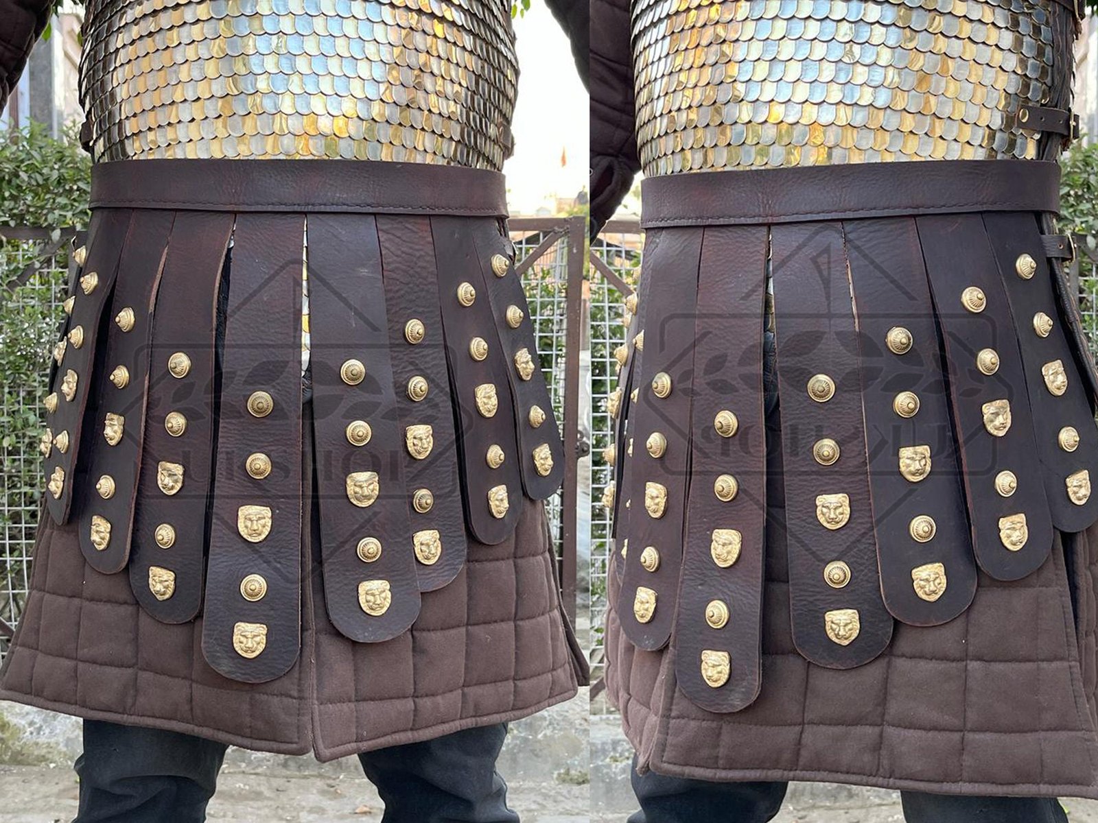 Roman Legion Apron Belt Leather Trozan Armor Costume Armour Item Waist Leather Belt | Thanks giving gift