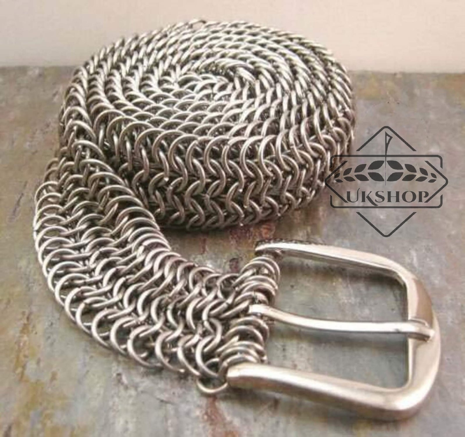 Chainmail Belt, Stainless Steel Chainmaille Belt, Chainmail Belt, viking Chainmail Belt | Handmade Gifts