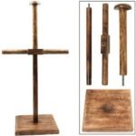 Wooden Display Stand For Armor Costume & Helmet