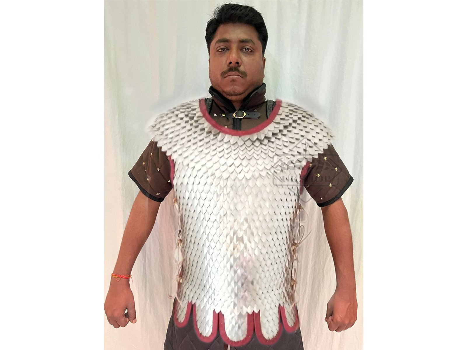 Leaf Scale Armor, Brass Squamata Armor Fully Tinned With Double Pteruges | Thanks giving gift