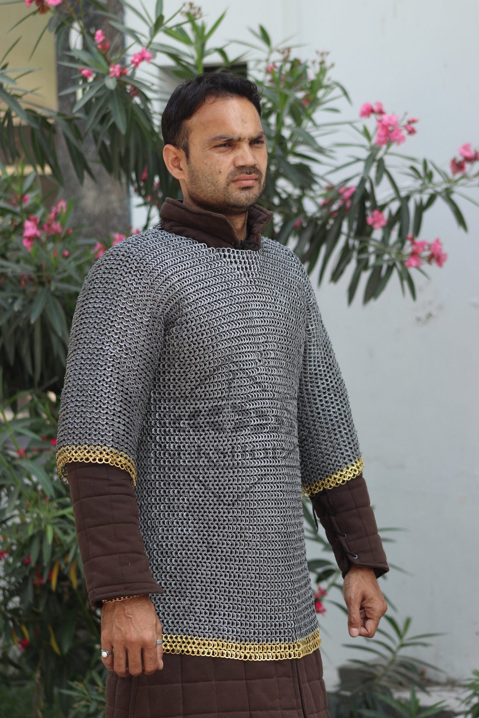 Chainmail shirt, 9mm Flat Riveted With Solid rings