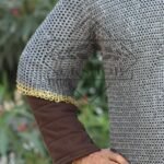 Chainmail shirt, 9mm Flat Riveted With Solid rings