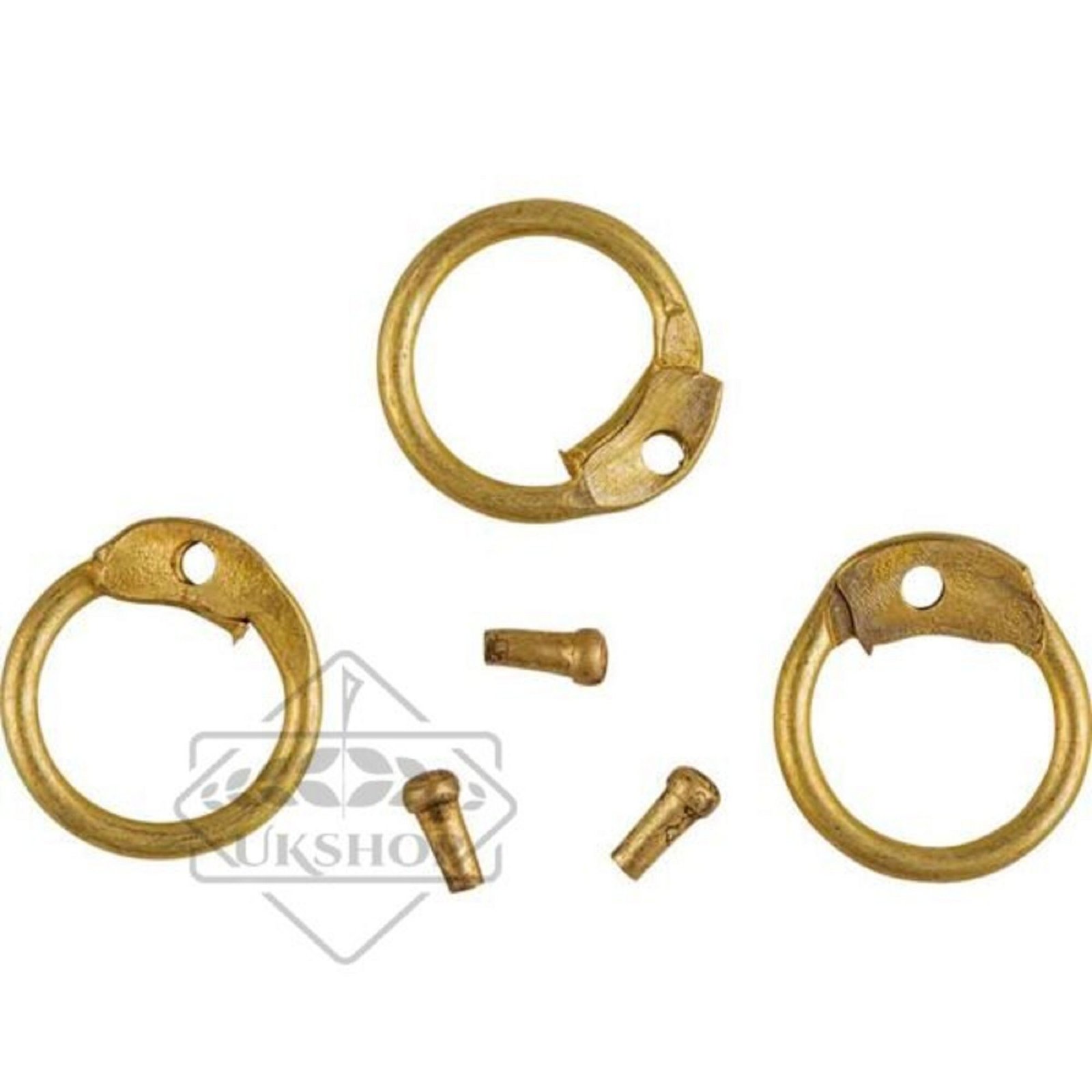 brass round ring 1