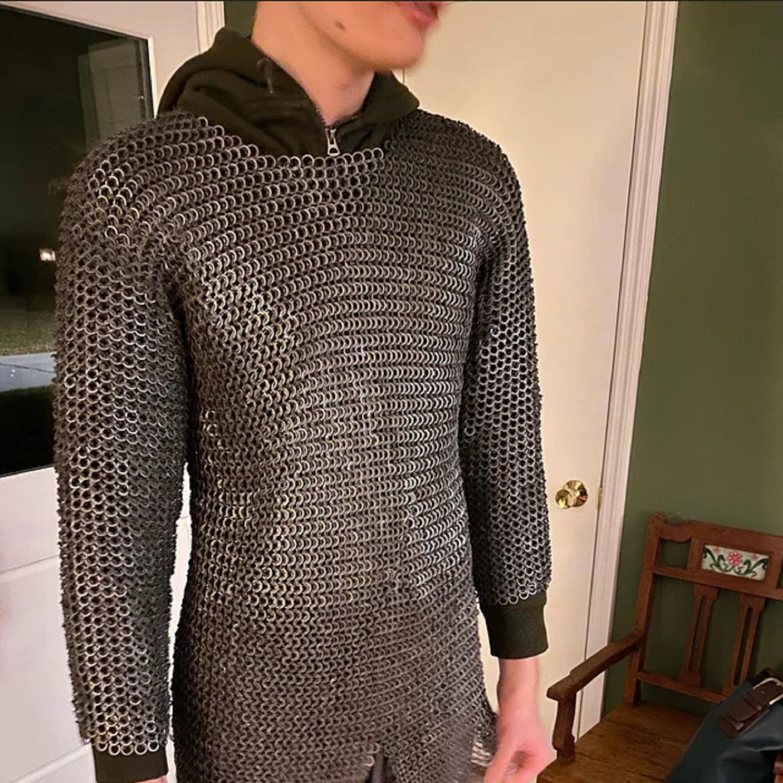 chainmail hauberk front