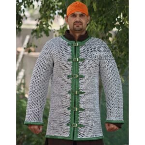 10MM Aluminum Chainmail Shirt, 10MM Flat Rings Riveted With Solid Rings, Handmade Gifts