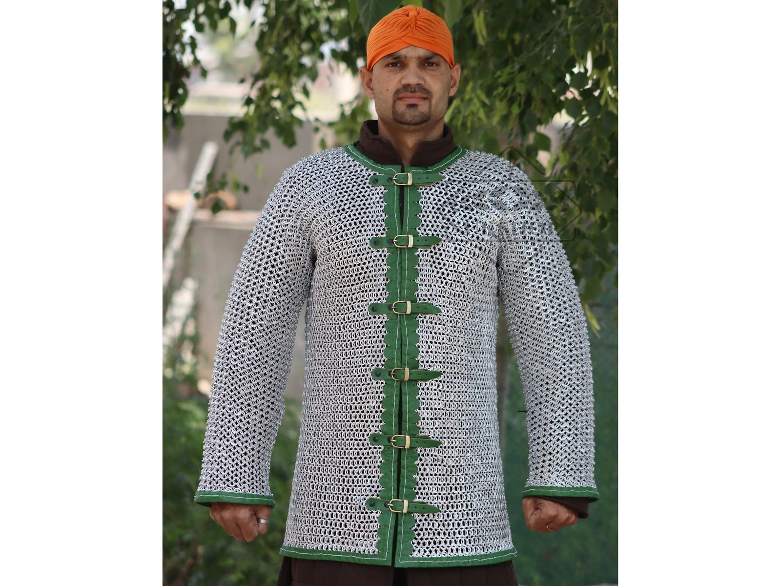10MM Aluminum Chainmail Shirt, 10MM Flat Rings Riveted With Solid Rings, Handmade Gifts